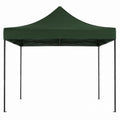 3m x 3m Outdoor Canopy with Steel Frame Polyester Fabric Green