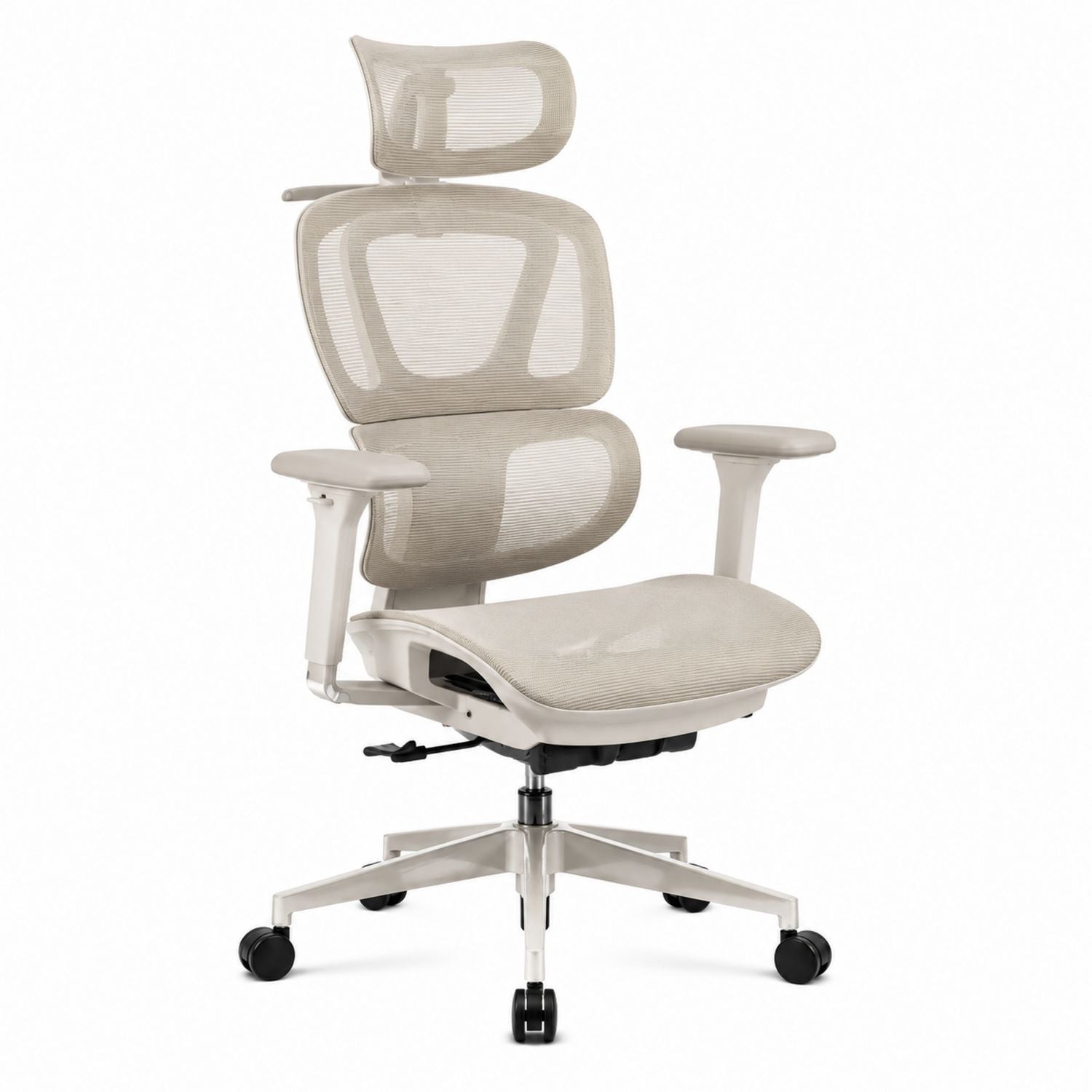 Ergonomic Mesh Office Chair with Adjustable Headrest and Armrests
