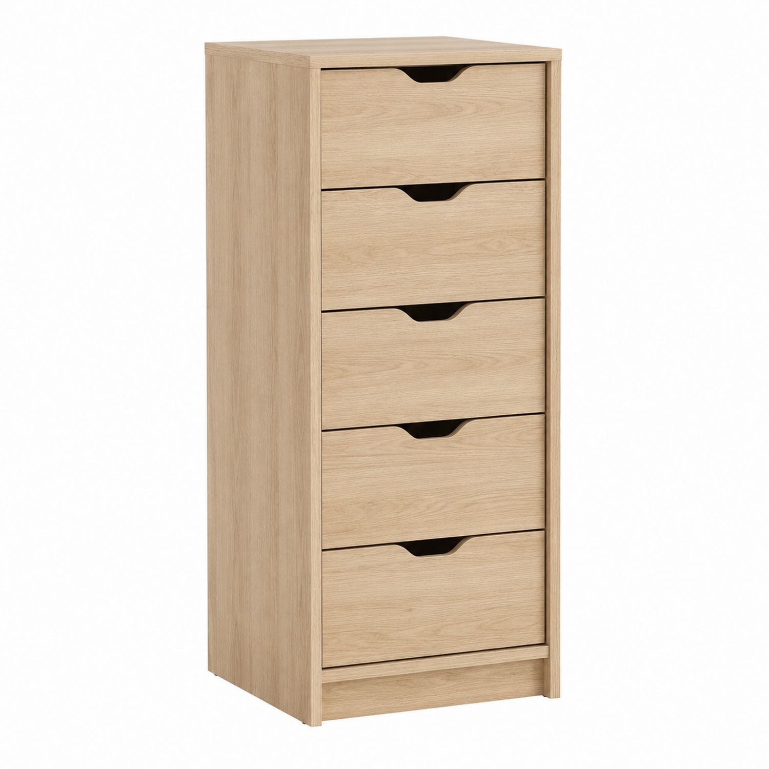 5 Drawer Chest MDF with Oak Veneer