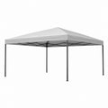 10x10 ft Steel Frame Gazebo with Polyester Canopy White