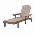 Adirondack Lounger Chair Polywood Brown