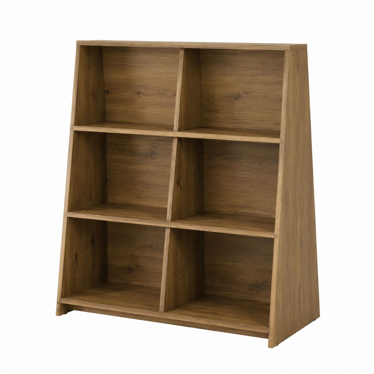 6-Cube Particle Board Bookcase Brown 80cm x 30cm x 96cm