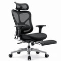 Ergonomic Office Chair Mesh Back Metal Frame Black